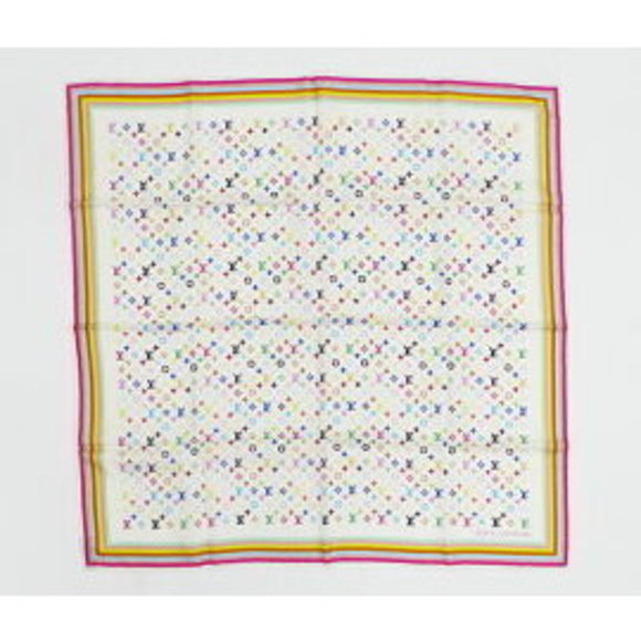 Louis Vuitton silk scarf multicolor - Picture 1 of 1